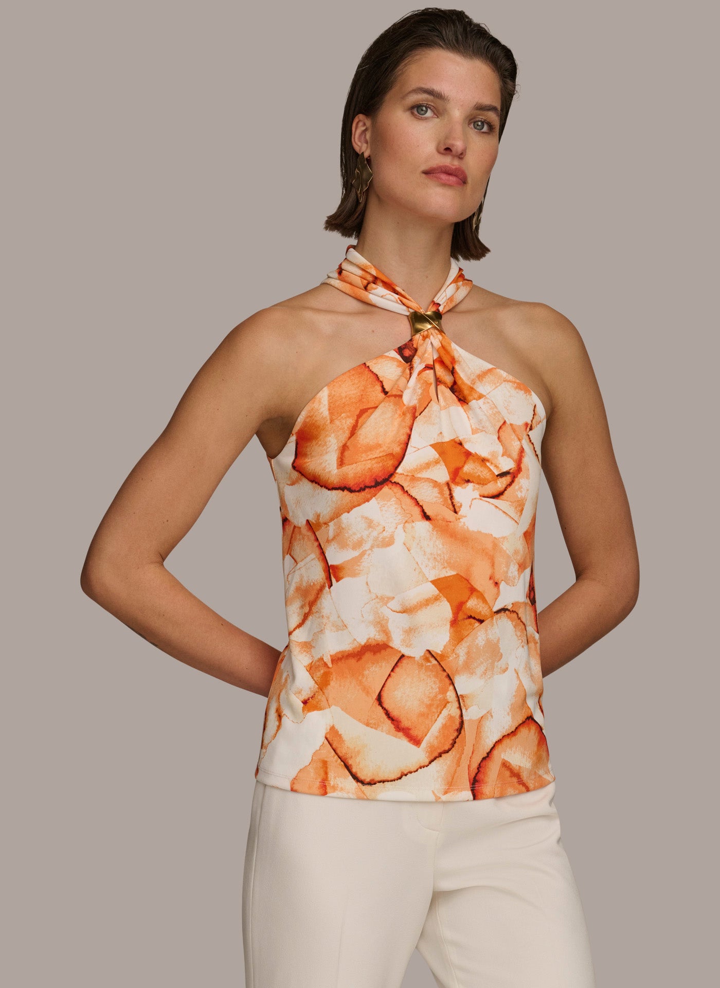 (image for) HIGH QUALITY PRINT HALTER WITH TWIST HARDWARE